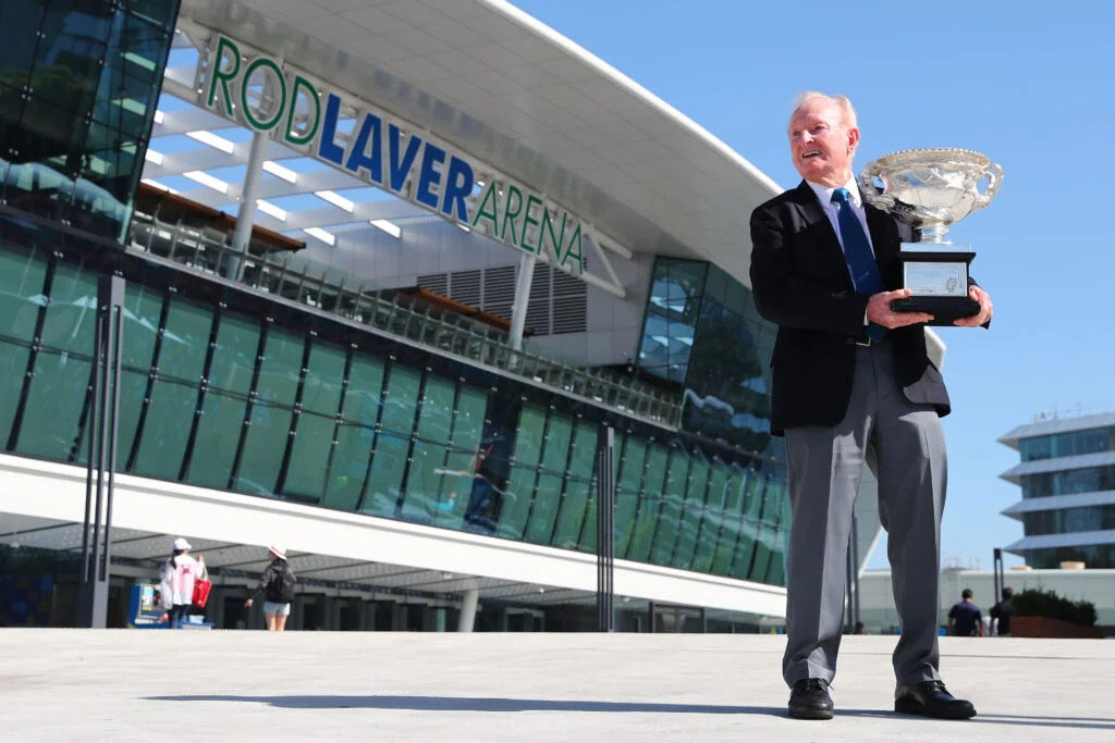 Rod Laver là biểu tượng của tennis Australia nói riêng và làng quần vợt thế giới nói chung.