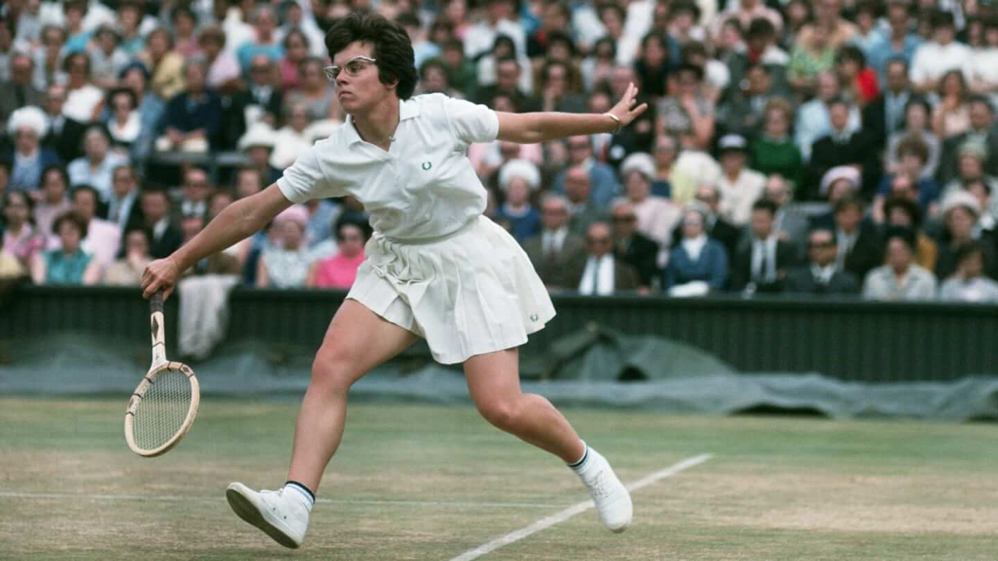 Billie Jean King là biểu tượng bất diệt trong quần vợt.