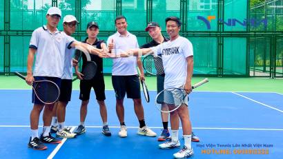 Khi học tennis tại VNTA, học viên luôn cảm thấy vui vẻ, thoải mái nhất