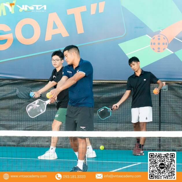 Hình Ảnh Khóa Học Pickleball Cơ Bản Tại VNTA Pickleball | Học Viện VNTA Academy