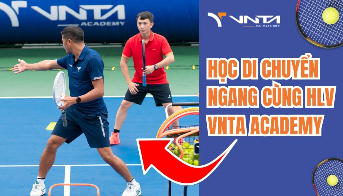 Cách di chuyển trong Tennis kiểu Shuffle steps