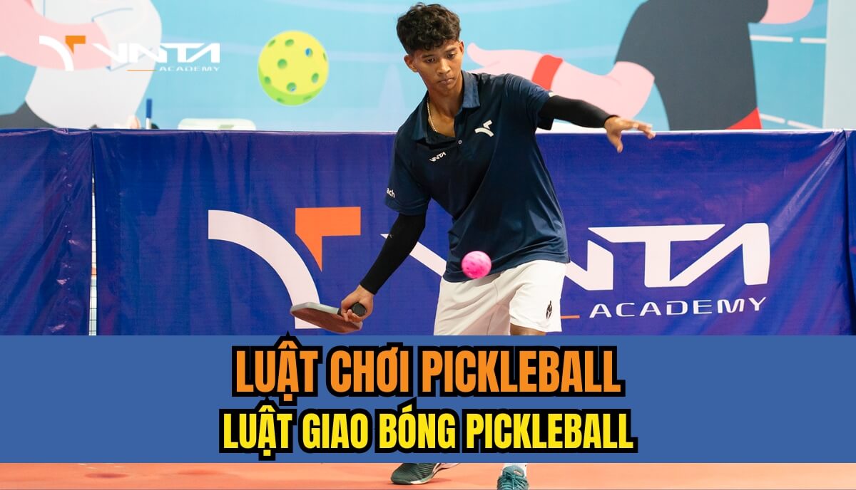 Luật chơi Pickleball số 1: Luật giao bóng Pickleball, bắt đầu bằng một cú giao bóng