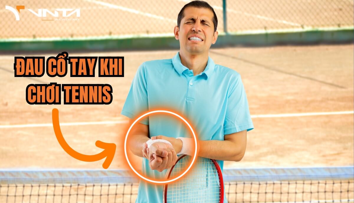 Chấn thương cổ tay khi chơi tennis là tình trạng đau nhức xuất phát từ tổn thương sụn, xương dưới sụn của khớp cổ tay