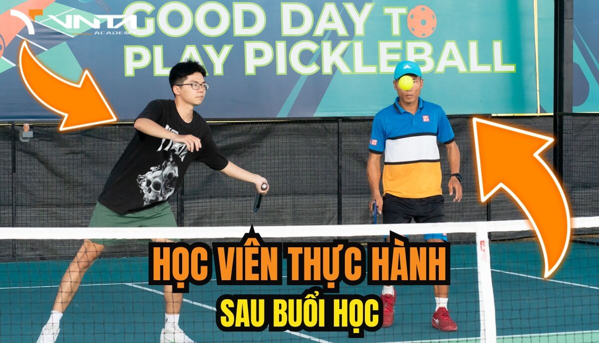 Khóa học Pickleball tại Học viện VNTA ở Quận Bình Thạnh nổi bật với phương pháp giảng dạy linh hoạt và dễ tiếp cận