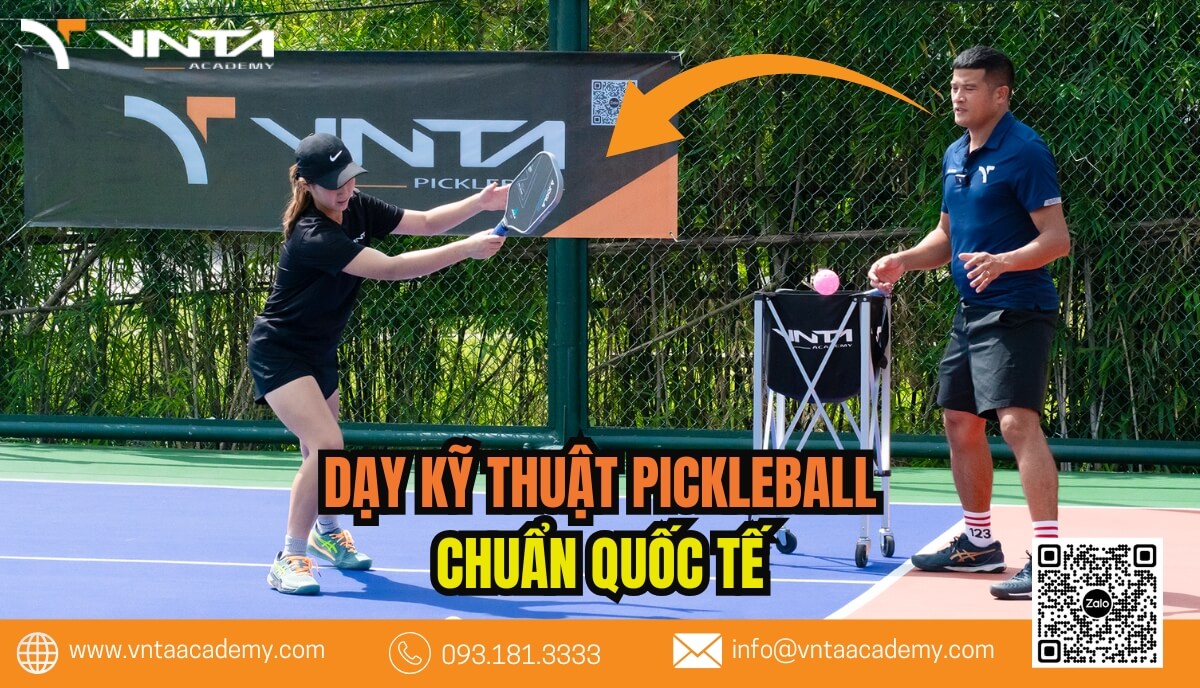 Chương trình đào tạo tại VNTA Academy còn chú trọng vào việc rèn luyện các kỹ thuật nâng cao và chiến thuật thi đấu