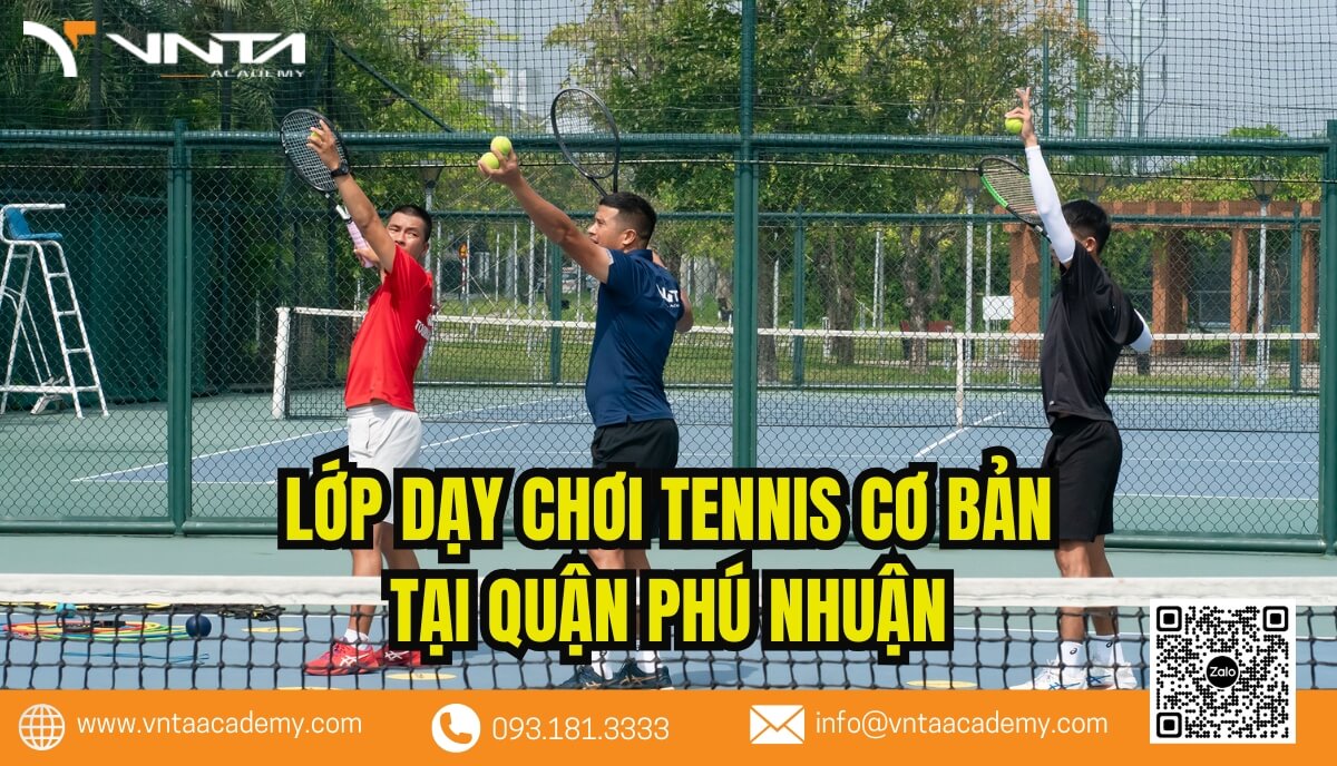 Học viện VNTA được biết đến là địa chỉ dạy Tennis uy tín hàng đầu tại Việt Nam, thu hút đông đảo người học