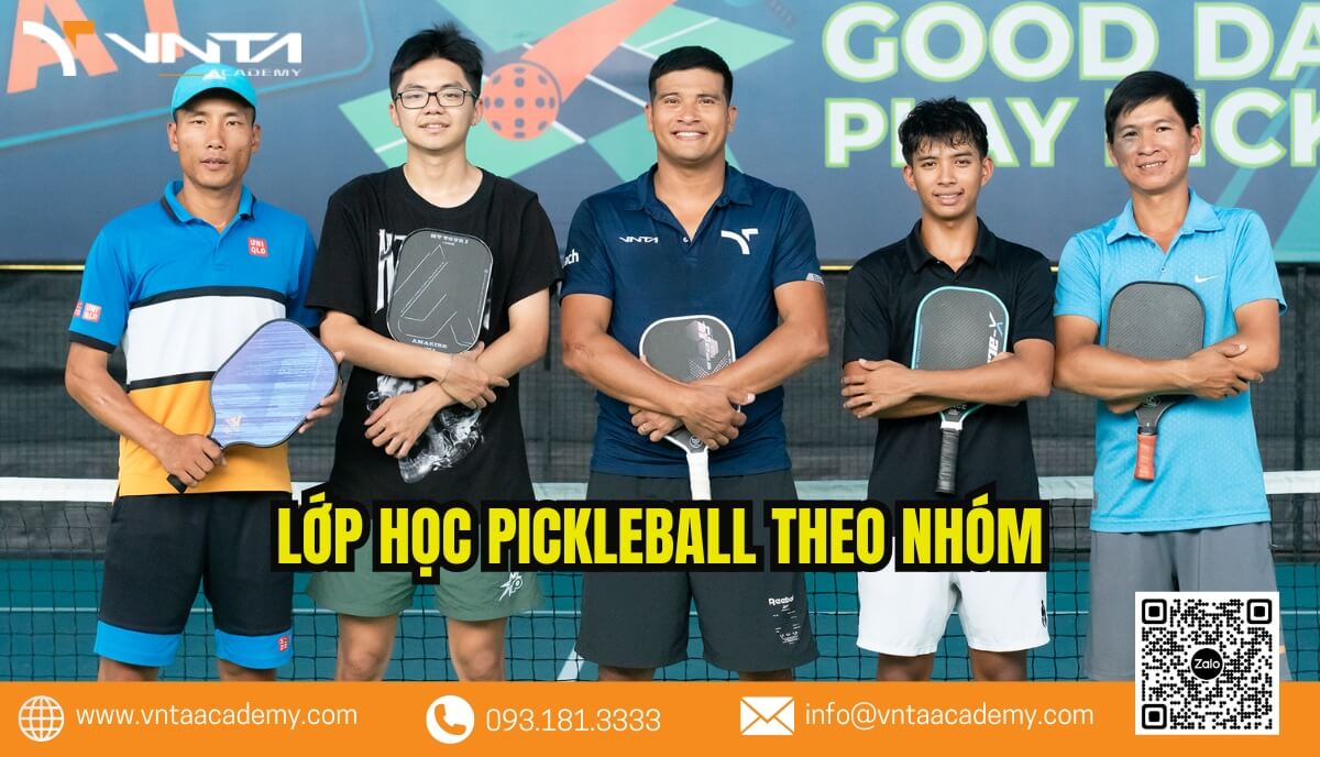 Các khóa học Pickleball theo nhớm tại quận 3 giúp tiết kiệm chi phí