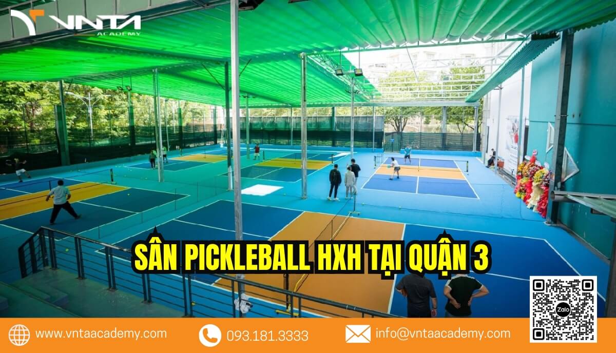 Review sân Pickleball HXH - Một trong những sân Pickleball quận 3 chất lượng và tốt nhất