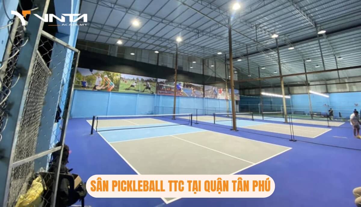 Review sân Pickleball TTC -  Một trong những sân Pickleball quận Tân Phú được nhiều người lựa chọn học Pickleball