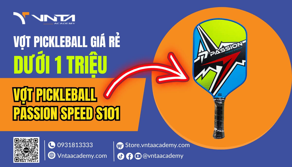 Vợt Pickleball Passion Speed S101 - Vợt Pickleball dưới 1 triệu nên mua