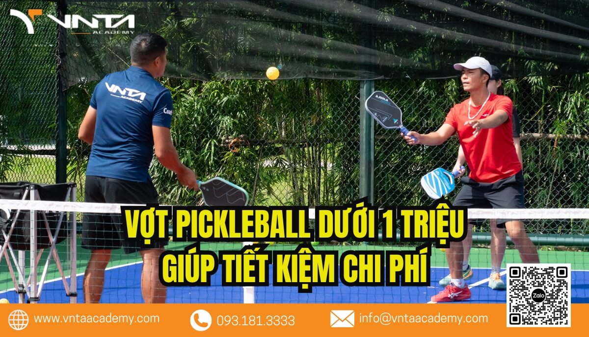 Lựa chọn vợt Pickleball dưới 1 triệu đồng là một cách thông minh để tiết kiệm, đồng thời vẫn có thể trải nghiệm đầy đủ niềm vui của môn thể thao này.