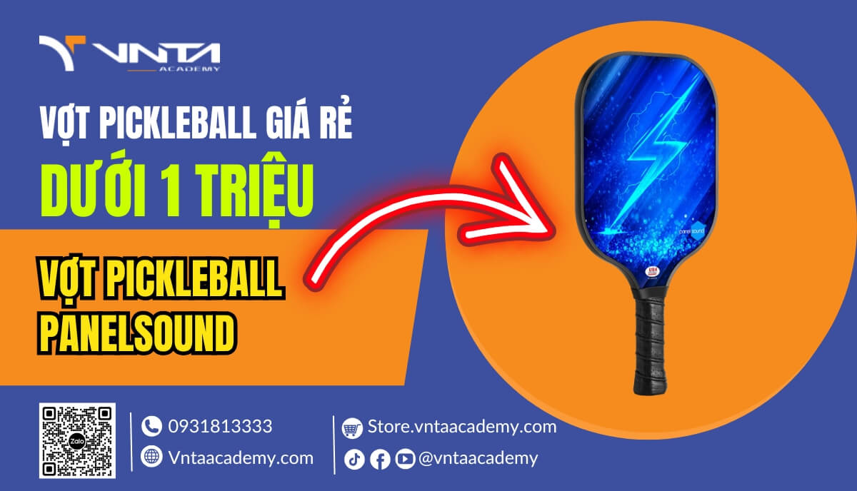 Vợt Pickleball Panelsound - Top Vợt Pickleball dưới 1 triệu giá rẻ nhưng chất lượng