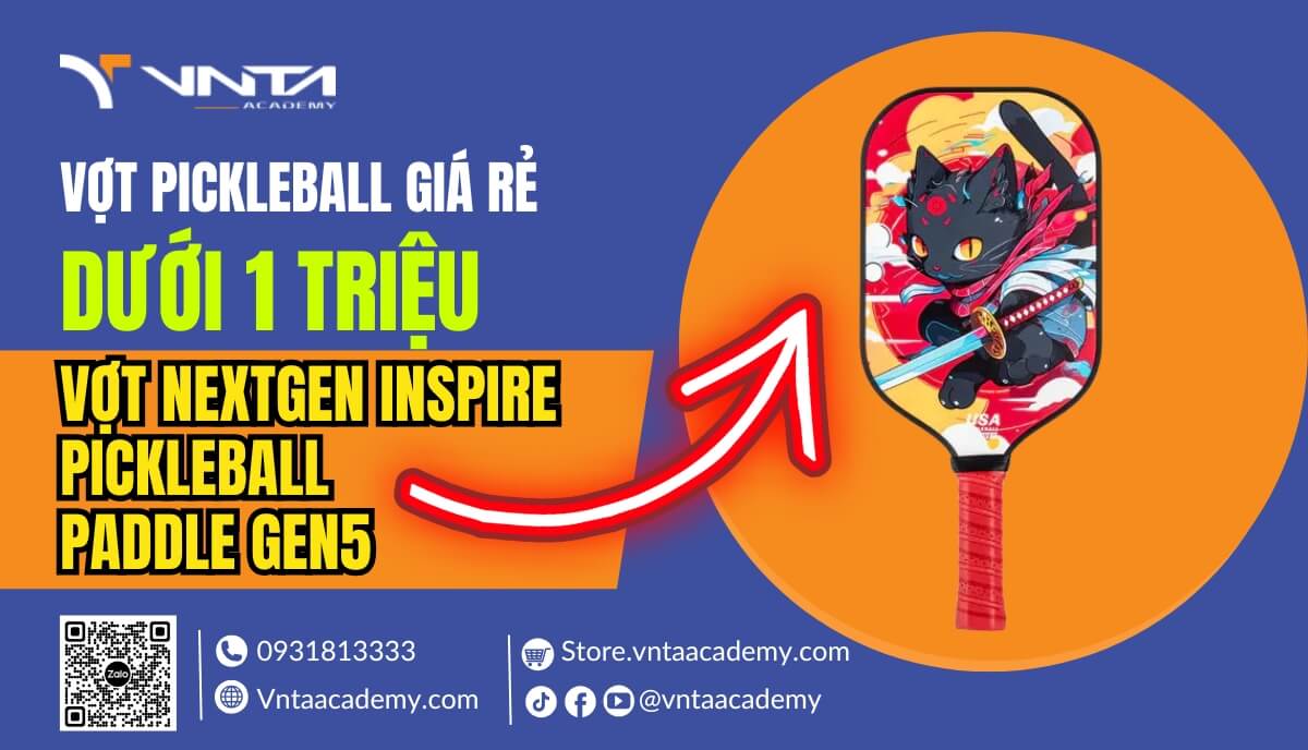 Vợt NextGen Inspire Pickleball Paddle Gen5 - Vợt Pickleball dưới 1 triệu tốt nhất