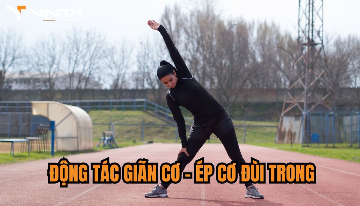 Động tác giãn cơ cho người chơi tennis - Ép cơ đùi trong