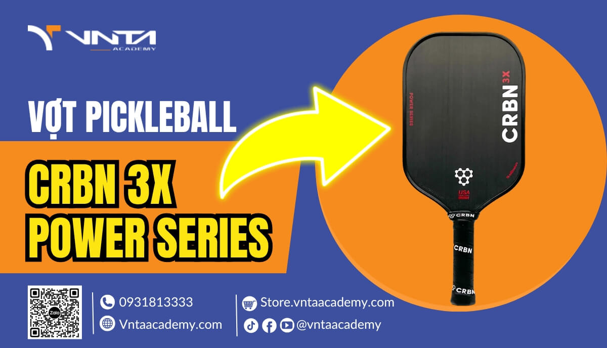 Review vợt Pickleball CRBN 3X Power Series -  Vợt Pickleball đáng để trải nghiệm