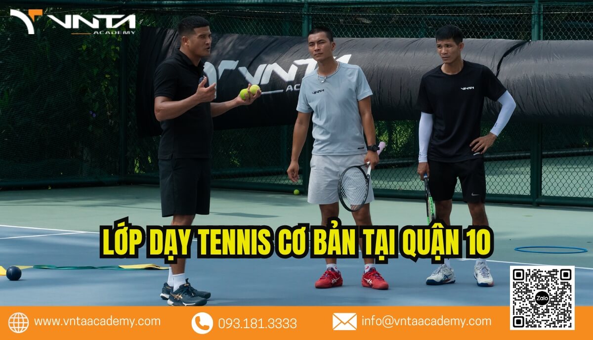 Học viện VNTA được biết đến là địa chỉ dạy Tennis uy tín hàng đầu tại Việt Nam, thu hút đông đảo người học