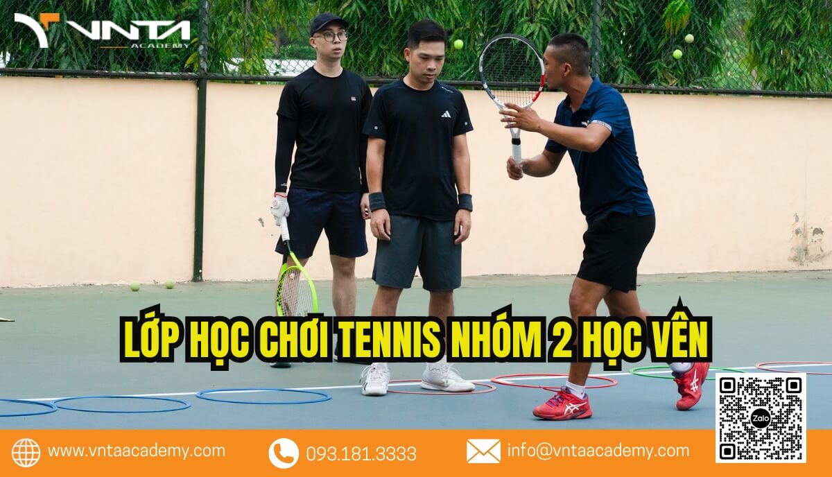 VNTA Academy luôn sẵn sàng chào đón những ai đam mê Tennis, với các khóa học phù hợp cho mọi độ tuổi, giới tính và trình độ