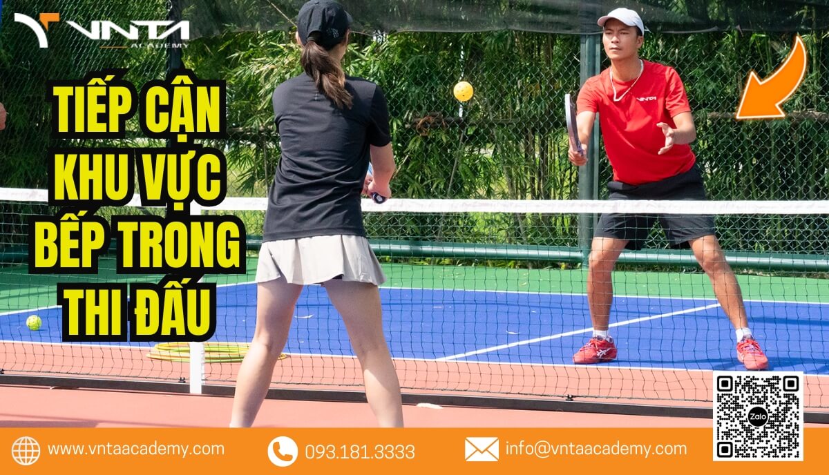 Mẹo di chuyển để tiếp cận khu vực bếp trong Pickleball mang lại nhiều lợi ích vượt trội cho người chơi