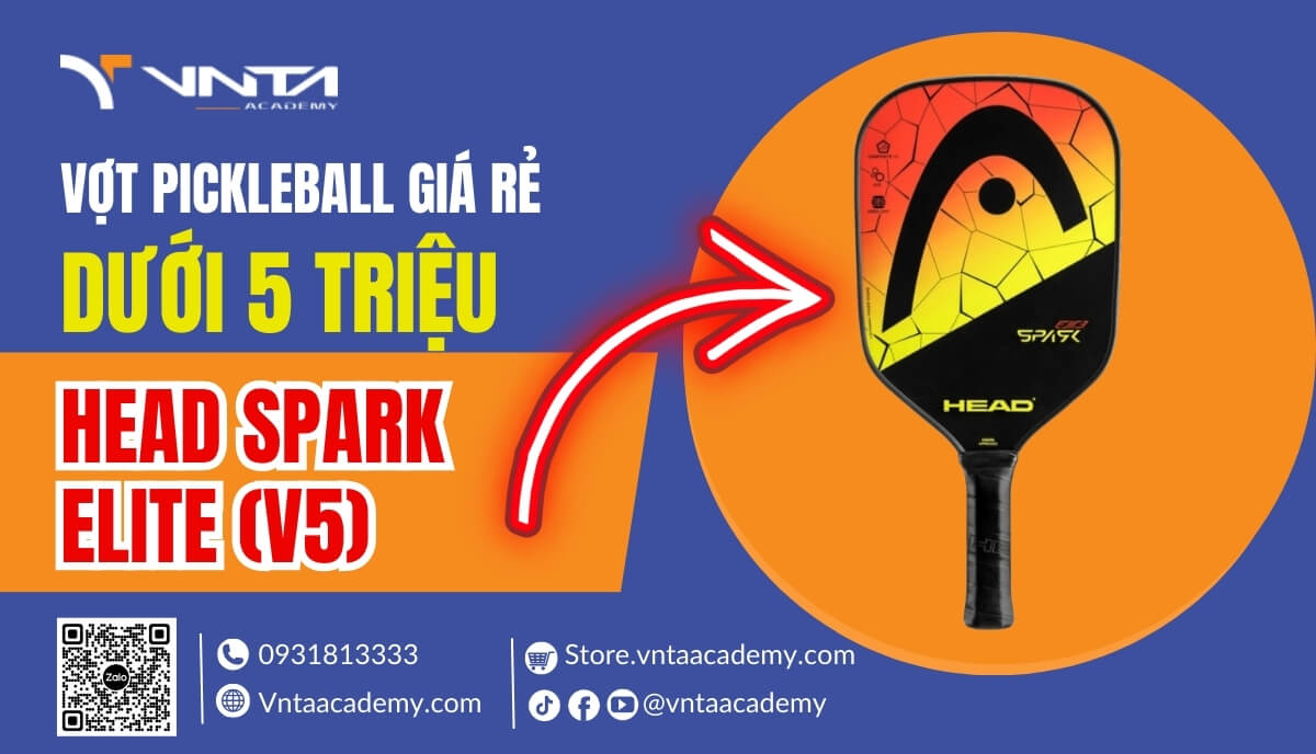 SPARK ELITE (V5) - Top 10 vợt Pickleball dưới 5 triệu