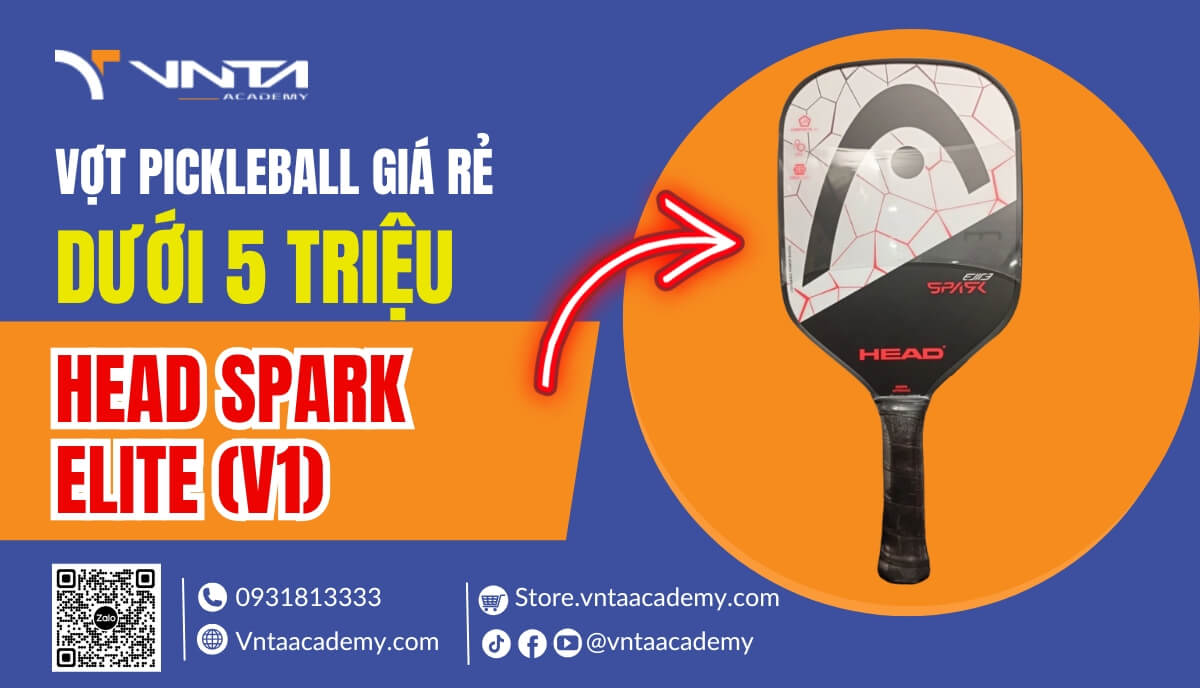 SPARK ELITE (V1) – Cậy vợt Pickleball chất lượng giá rẻ dưới 5 triệu