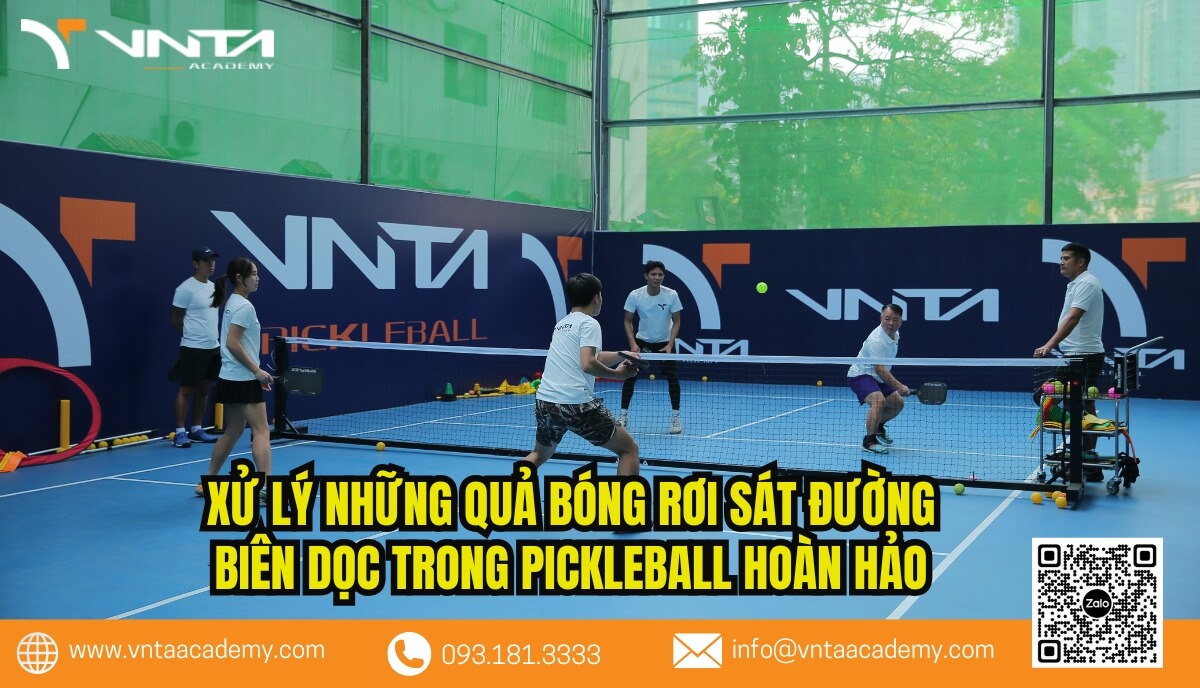 Hậu quả khi không xử lý những quả bóng rơi sát đường biên dọc trong Pickleball