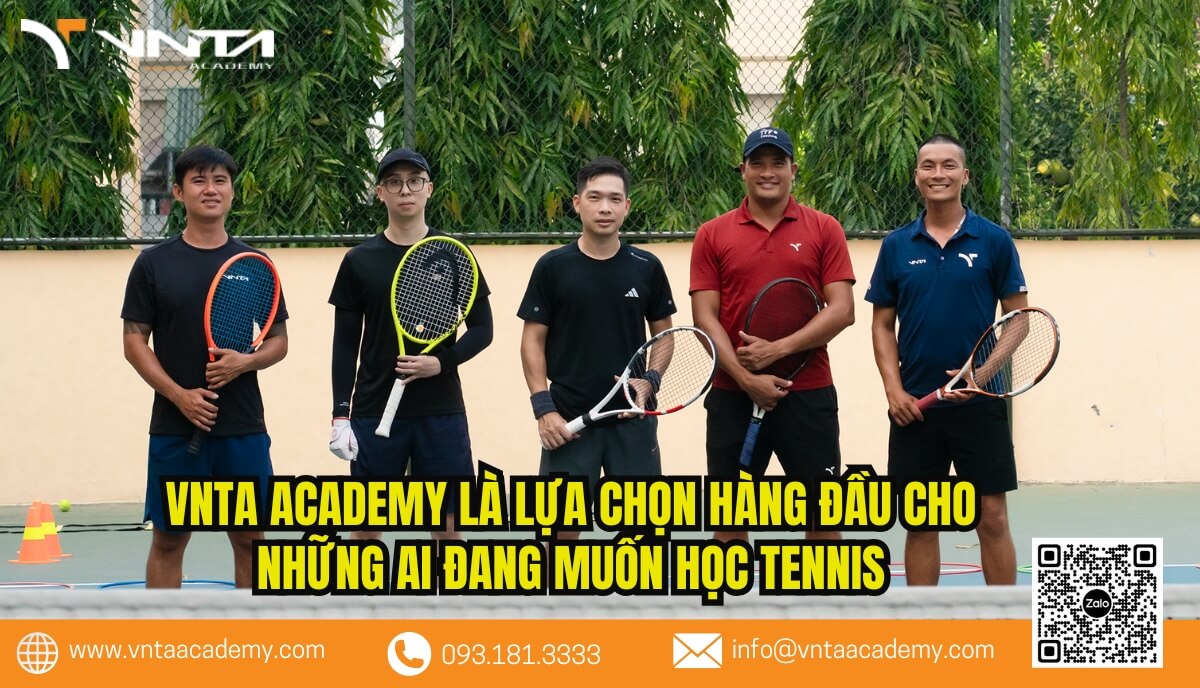 Lý do nên chọn chương trình đào tạo tennis chuẩn quốc tế tại VNTA Academy