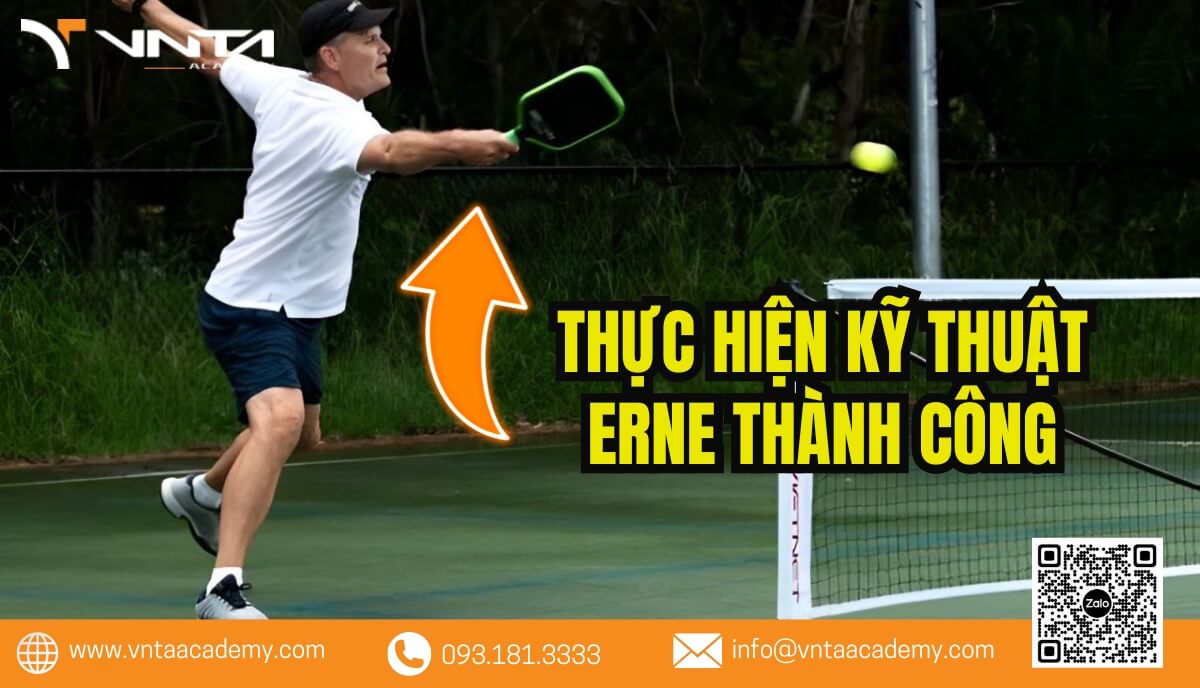 Việc sử dụng hiệu quả cách di chuyển để thực hiện cú đánh Erne trong Pickleball mang lại nhiều lợi ích cho người chơi: